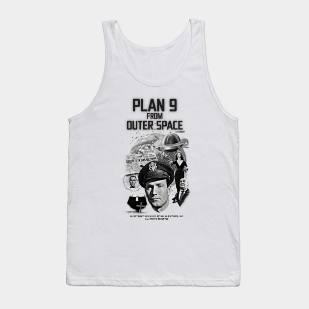 Plan 9 From Outer Space Tank Top by UnlovelyFrankenstein